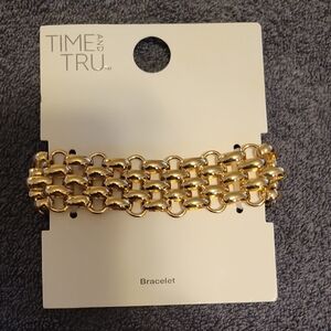 Time and Tru Chunky Gold Chain Bracelet